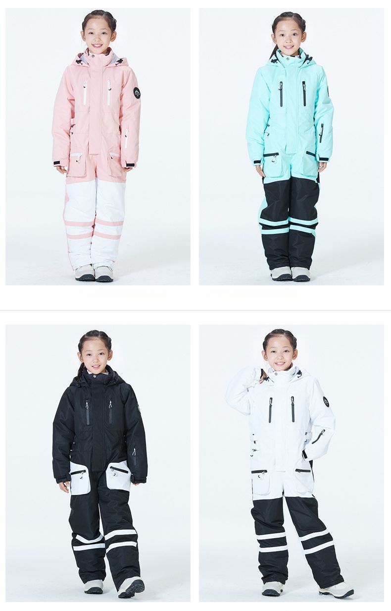 Nuova tuta da neve calda e traspirante da sci per ragazzi e ragazze_voghion.com