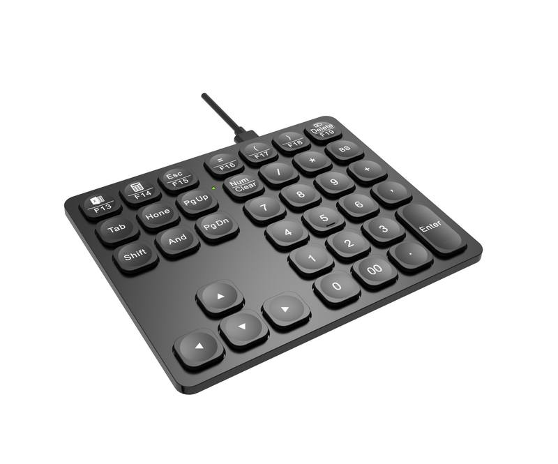 Office digital mini keypad wireless rechargeable accounting and finance keyboard computer_voghion.com