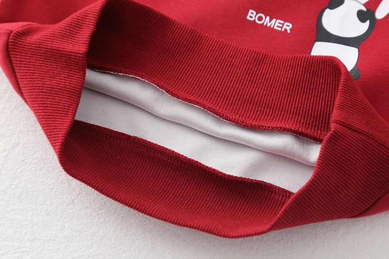 Set di due pezzi casual con cappuccio e abbigliamento primaverile-autunnale per bambini, a maniche lunghe, versatile, stile cartoon, 2025, per scuola primaria e secondaria_voghion.com