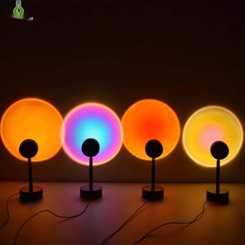 Proiettore RGB Sunset - Illuminazione d'atmosfera USB per camera da letto e bar_voghion.com