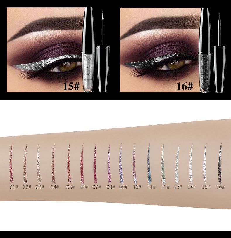 Pudaier Pearl Eyeliner Vloeibare Pen Kleurrijke Waterdichte Oogschaduw Pen Eyeliner Pen Voor Groothandel Eyeliner Vloeibare Pen_voghion.com