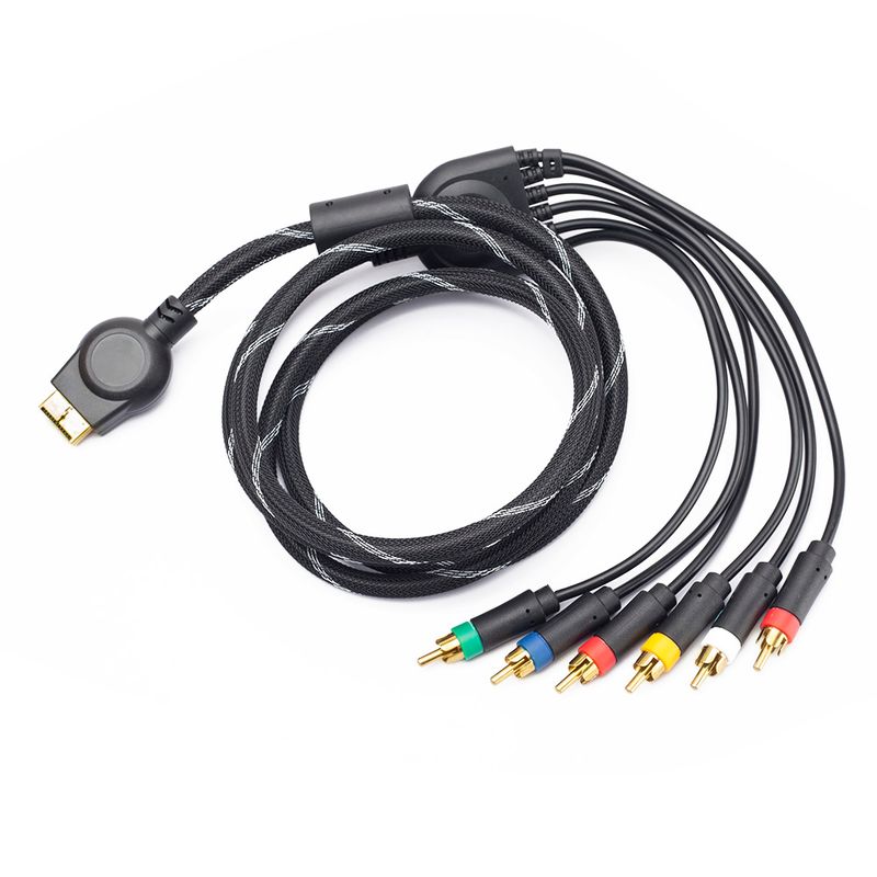 1,8 m/6 fot Multikomponent AV-kabel For PlayStation 2 for PlayStation 3 for PS3 for PS2 spillkabel Spilltilbehør_voghion.com