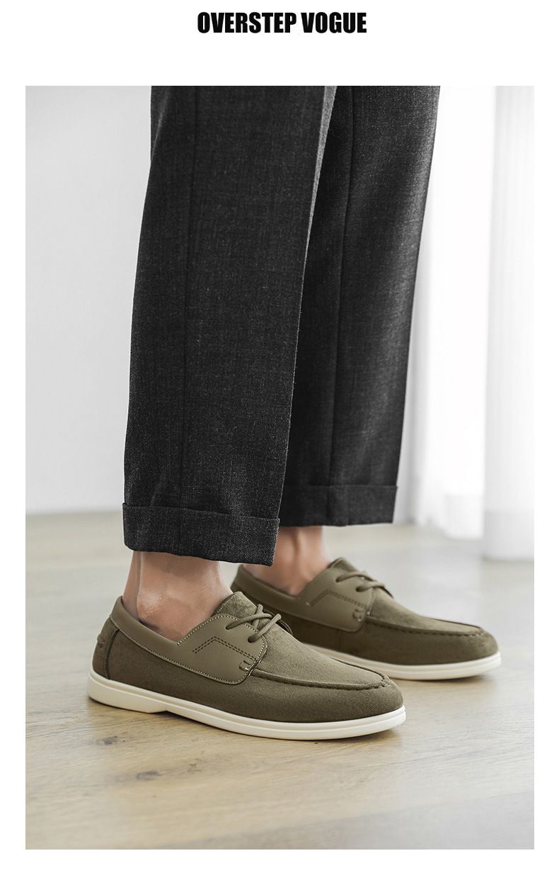 WalkPrime WalkPrime Italian Slip-On Comfortable Trendy For Men Business Loafers Flat Casual Lazy Moccasins Men's Shoes_voghion.com