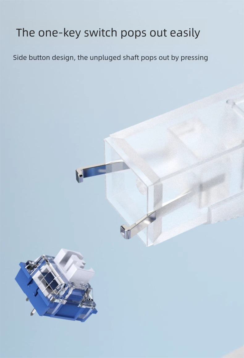 Key Puller 2-in-1 Integrated Mechanical Keyboard CIY Switch Body Clamp Hot Swap Removal Keycap Tool_voghion.com