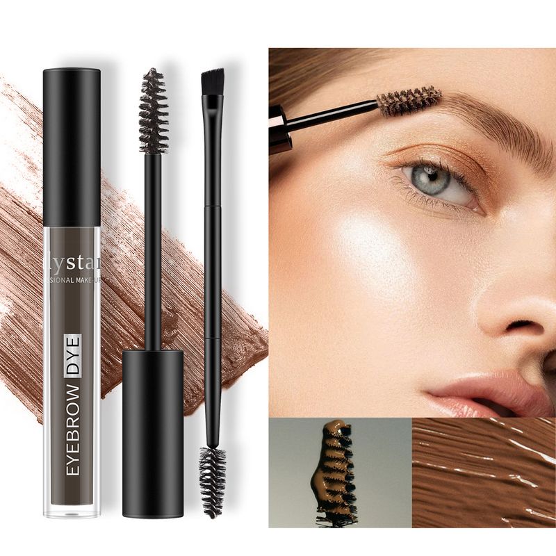 Make-up-Farbstoff-Doppelkopfpinsel, wilde, natürliche, langanhaltende, wasserfeste und schweißbeständige flüssige Augenbrauencreme_voghion.com