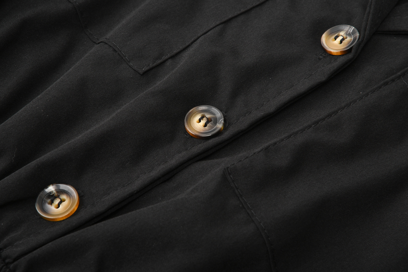 women's jumpsuit belt short-sleeved European and American small suit shorts simple top_voghion.com