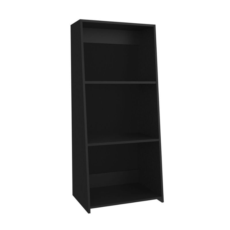 Libreria a scala Black Note a tre livelli, altezza 47_voghion.com