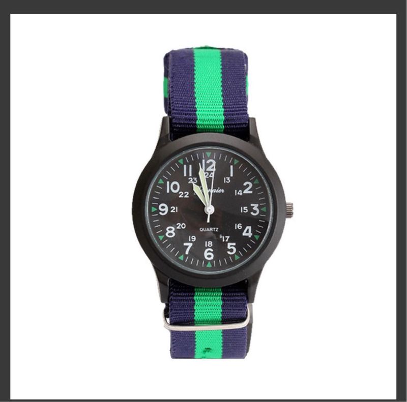 Men's and women's casual canvas strap, buckle, watch pointer_voghion.com