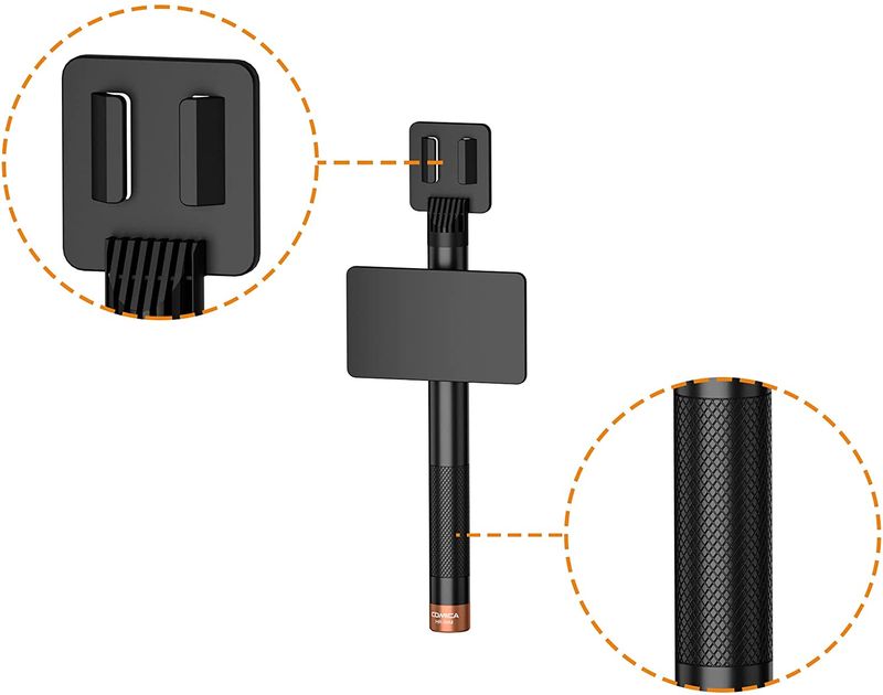 Comica HR-WM Handheld SYNCO G2 Godox Wireless Microphone Detachable Adapter For Interview Report Mic Accessories_voghion.com