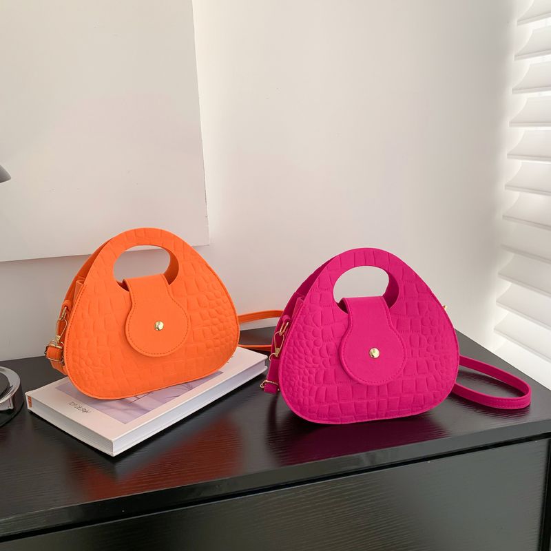 Solid Color Temperament Women's Bag Underarm Bag Casual Shoulder Bag Hand Carry Small Square Bag_voghion.com