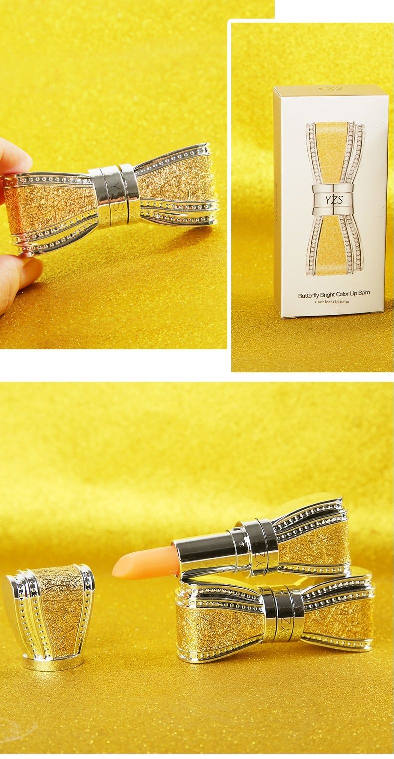 YZS Bow Color Changing Lipstick Moisturizing Carotene Lipstick Thousands of People Color Lipstick_voghion.com