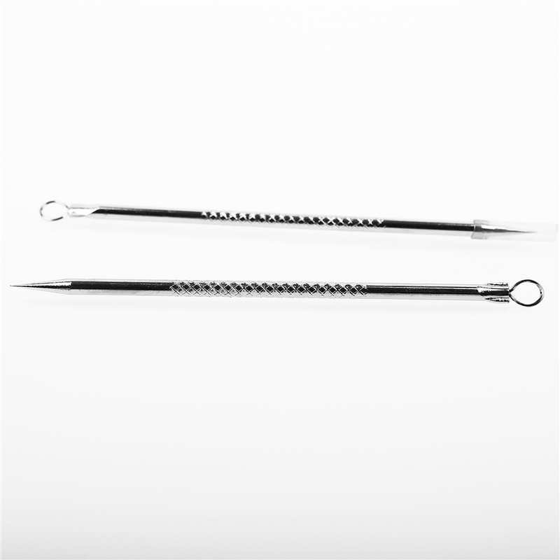 Extractor de espinillas, 1 Uds., Comedone, acné, espinillas, imperfecciones, agujas de acero inoxidable, herramientas para quitar el cuidado de la piel facial_voghion.com
