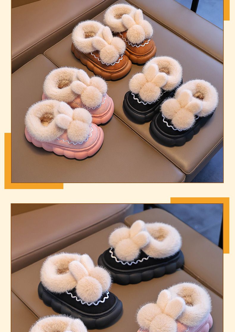Mother & Kids Kids Winter Slippers With Non-Slip Sole, Cozy Fleece-Lined Indoor/Outdoor House Shoes For Boys & Girls (Toddler To Youth Sizes)_voghion.com
