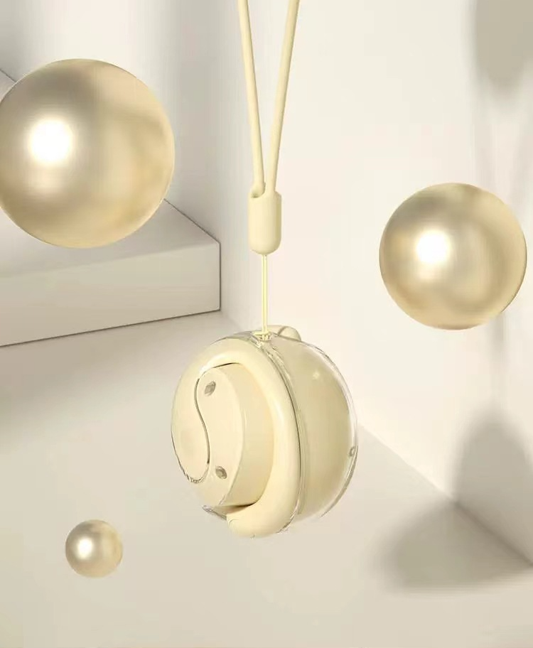 Modisches Bluetooth-Headset mit kleinem Kokosnussball im Ohrbügel-Stil OPEN6, ultralange Akkulaufzeit, große Leistung, offener Typ, nicht im Ohr_voghion.com