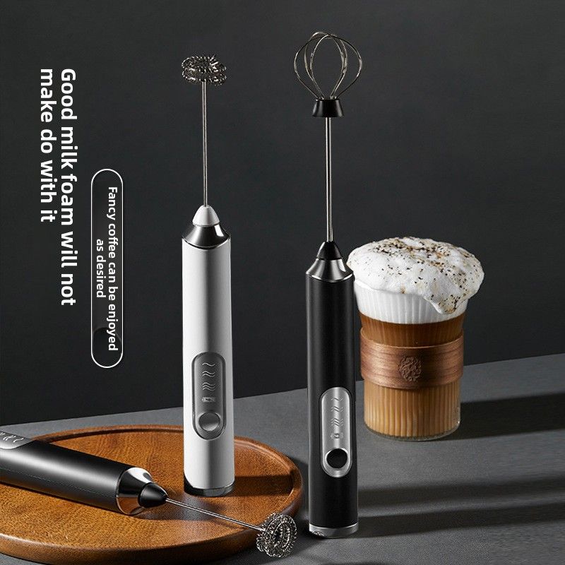 Montalatte elettrico, montalatte elettrico per caffè, mini montalatte portatile per uso domestico, frullatore per latte, macchina per montare il latte._voghion.com