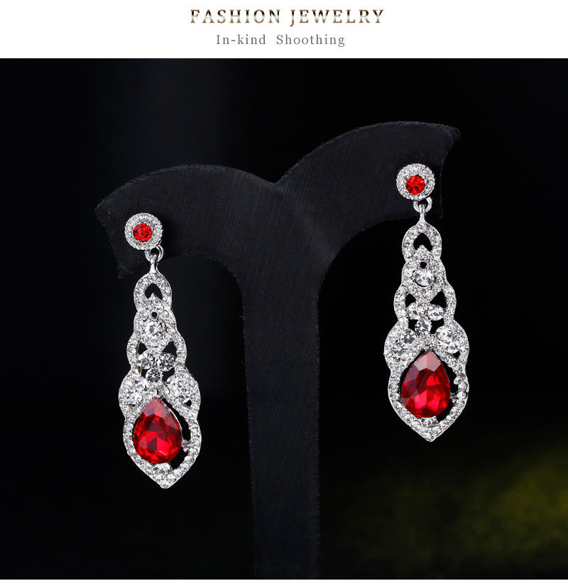 Shiny VENUS Kristall Lange Baumeln Ohrringe Für Frauen Exquisite Strass Hohl Stud Eardrop Braut Hochzeit_voghion.com