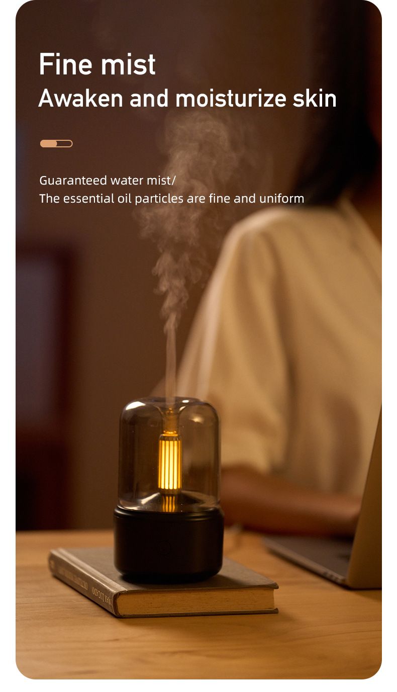 Japanese Style Home Bedroom Essential Oil Aromatherapy Lamp Automatic Fragrance Diffuser Humidifier_voghion.com