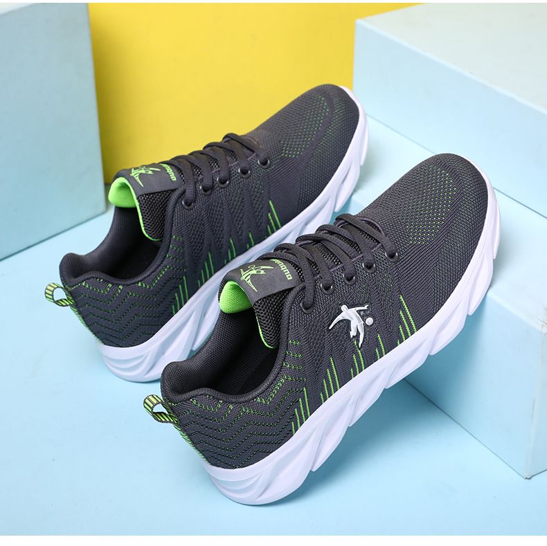 Zapatos deportivos de marca para mujer primavera 2024 nuevos zapatos para correr transpirables de malla informales ligeros, zapatos con cuerda para saltar de suela suave_voghion.com