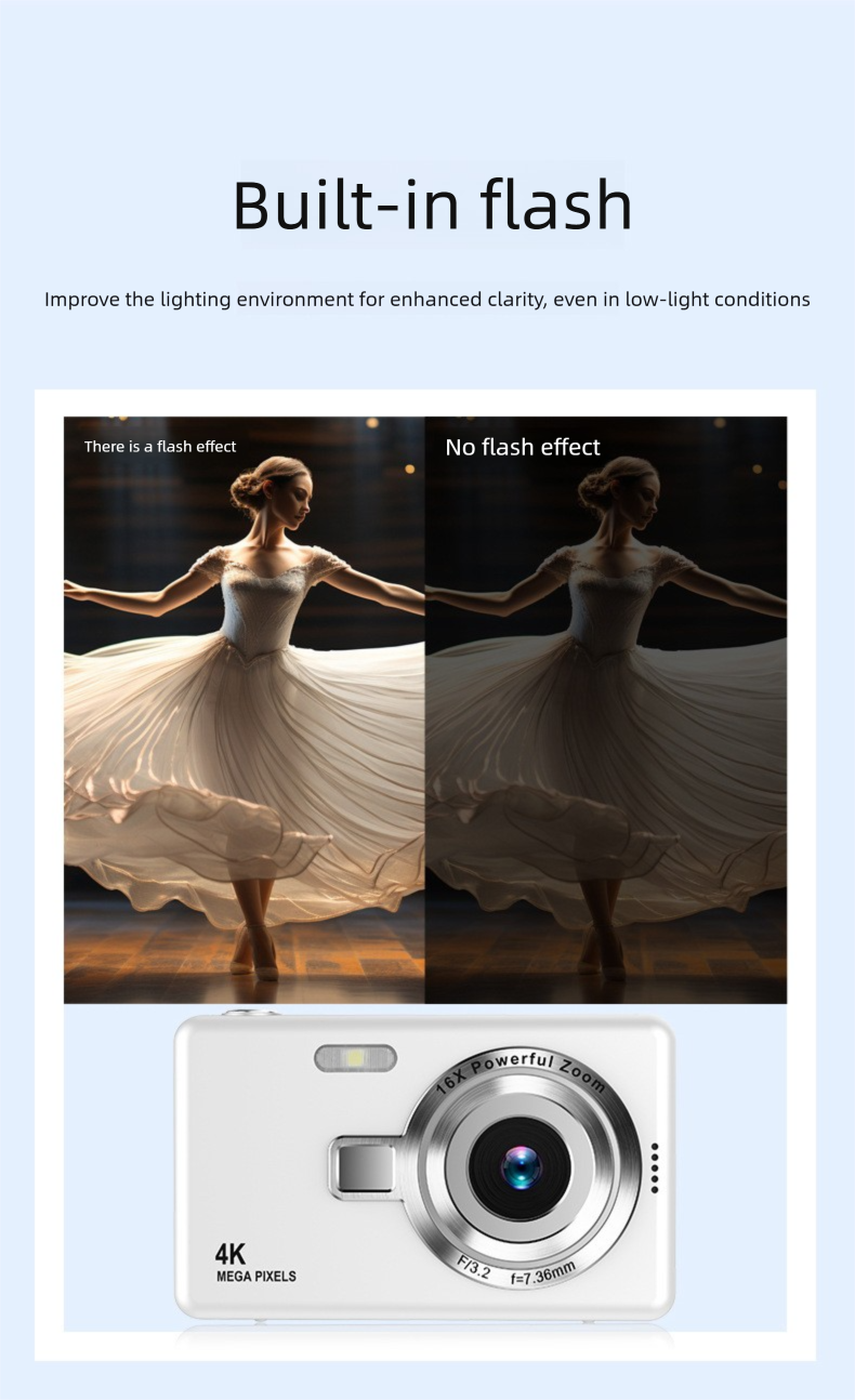 CCD Student Entry-Level HD Dual-Recording Digital For Home Use, Children's Photography, Small Mini Camera_voghion.com