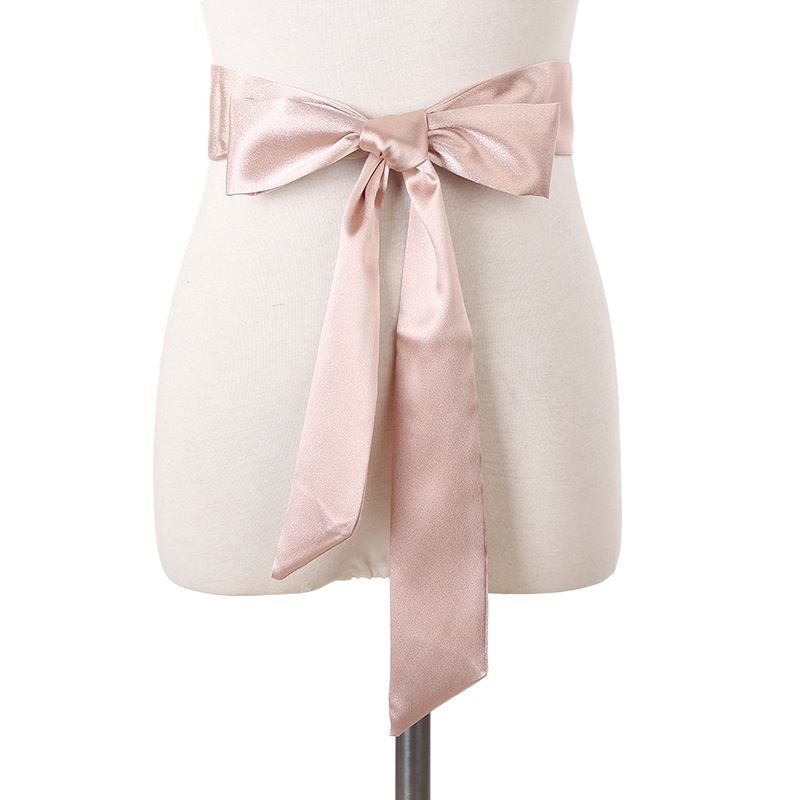 Ruban de soie chaude robe de couleur Pure écharpe en mousseline de soie dame ceinture à nœud fas réductoras de barriga ceinture multifonction Super longue_voghion.com