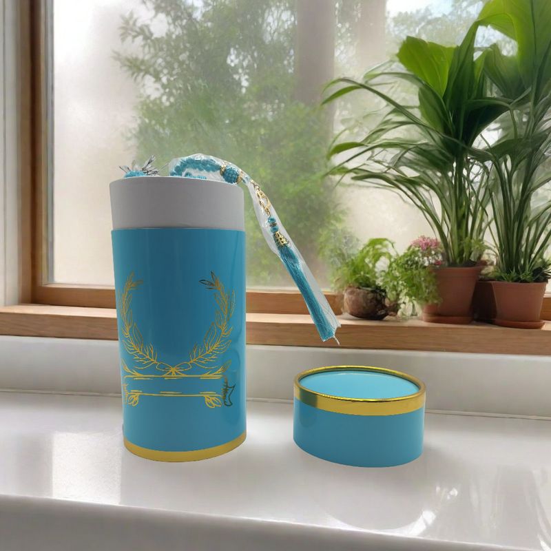 Hemtextil Bönefilt Rosenkranscylinder Presentask Presentset Resefilt Tasbi_voghion.com