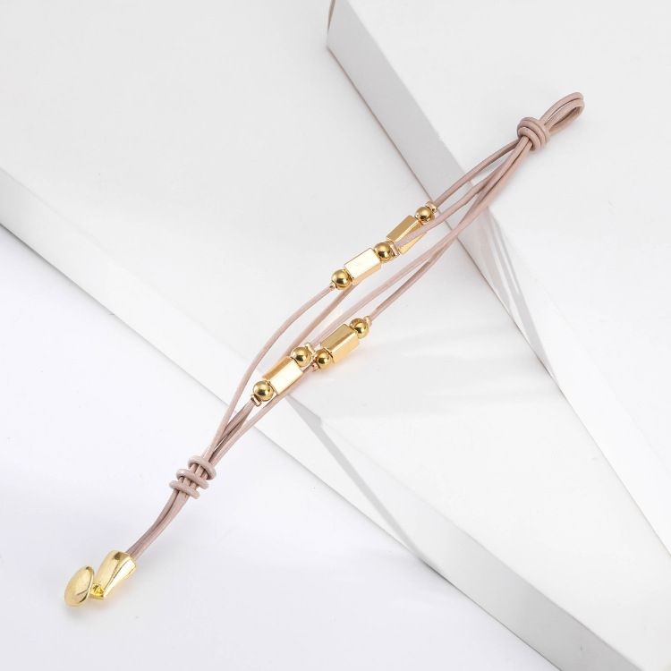 Meerlaagse dunne leren armband Retro persoonlijkheid zomer strand vakantie stijl eenvoudige casual armband_voghion.com