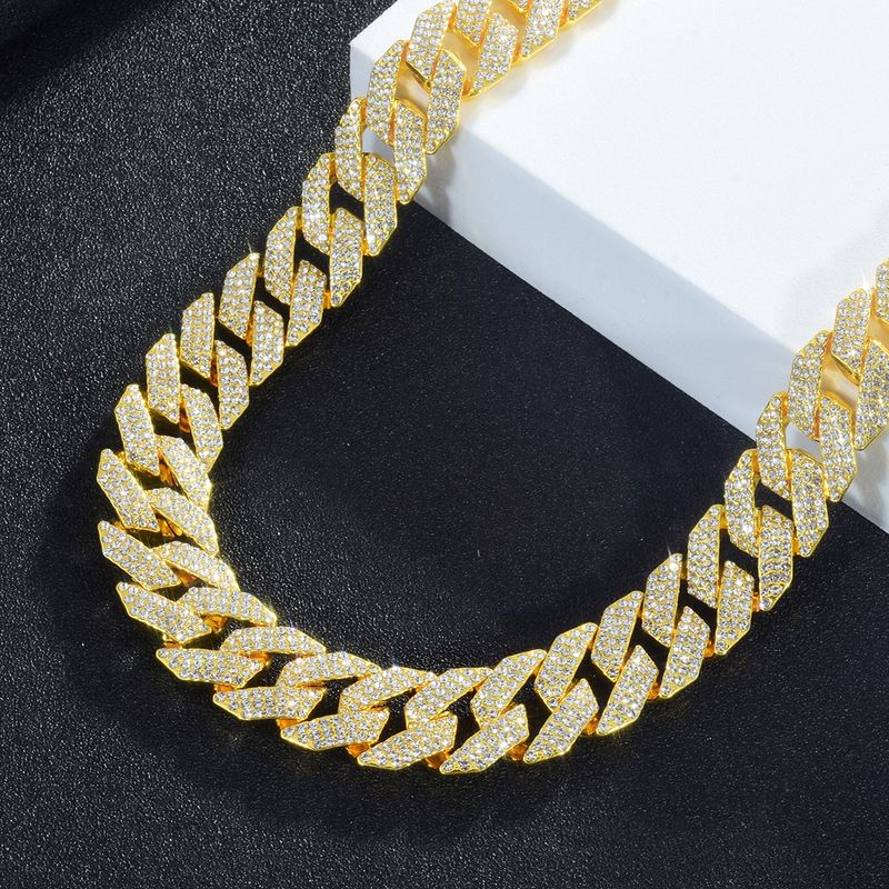 Unisex Sieraden Mode Witgoud Acht Harten en Acht Pijlen Enkele Diamant Zircon Hanger Ketting_voghion.com