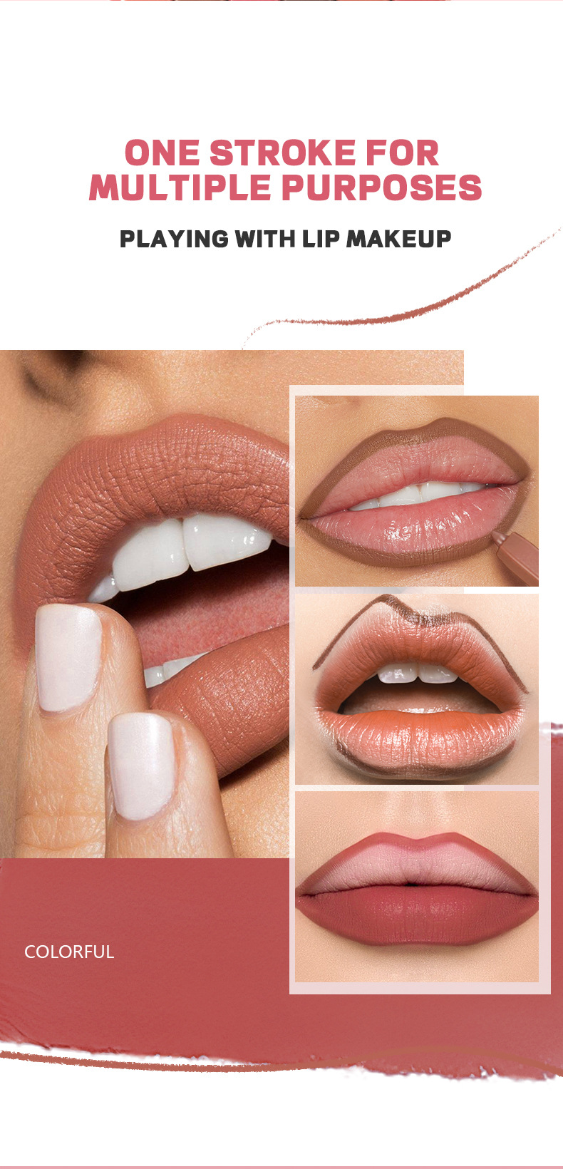 Pudaier 12-teiliges samtmattes Lipliner-Set – wasserfest, Antihaftbeschichtung, langanhaltend, für alle Hauttypen_voghion.com