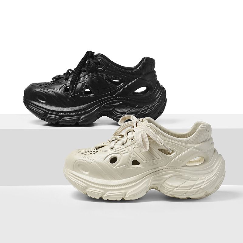 Sandali estivi multifunzionali da donna, con suola spessa, antiscivolo, scarpe da spiaggia_voghion.com