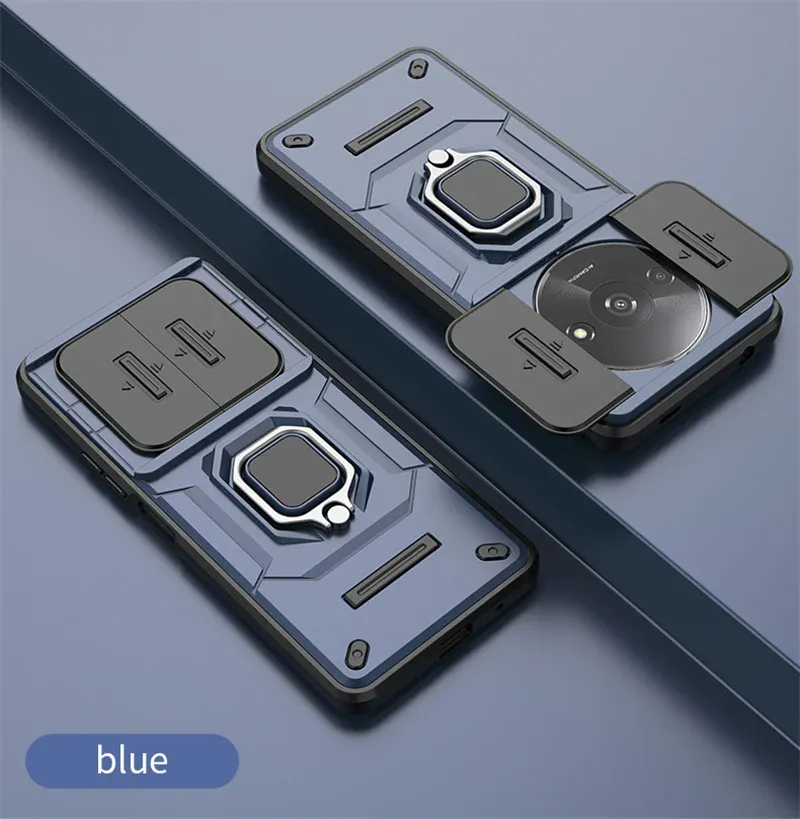 Pour Redmi Note 13R 13 12 Pro Plus Turbo 12S K70E K70 K60 Ultra 13C 5G A3 Armor Case Camera Lens Protection Ring Holder_voghion.com
