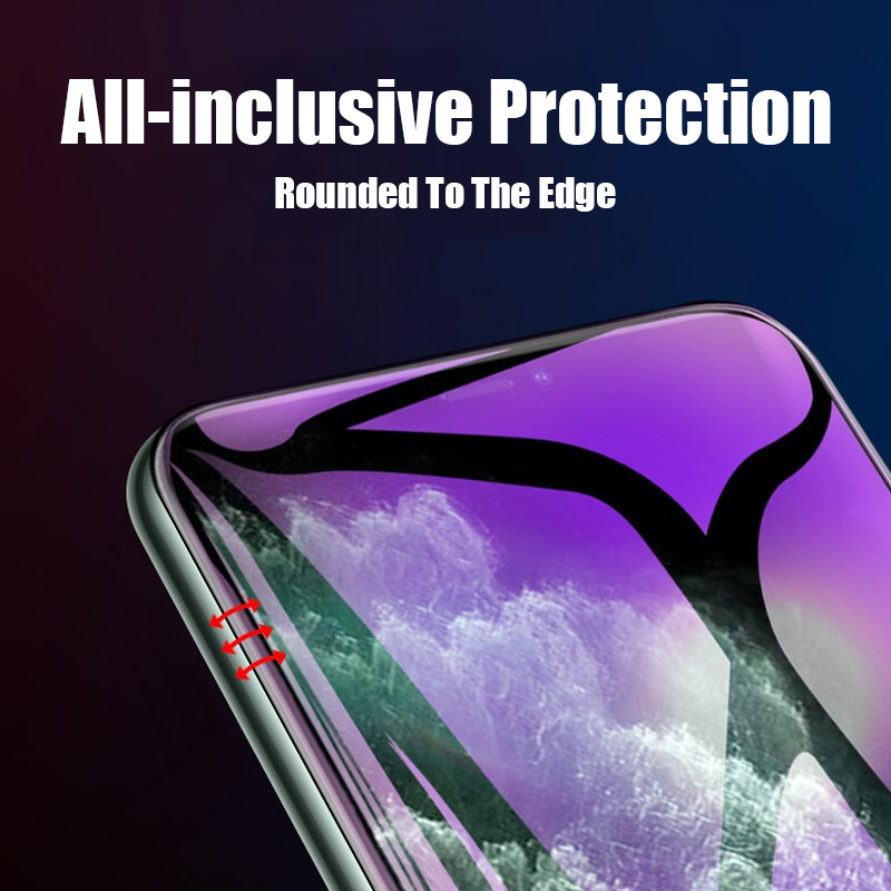 Protector de pantalla de película de hidrogel de cubierta completa de 4 piezas para iPhone 14 13 12 11 Pro Max X XR XSMax 12Mini 13Mini 14Plus Protector de pantalla en iPhone 7 8 6 Plus_voghion.com