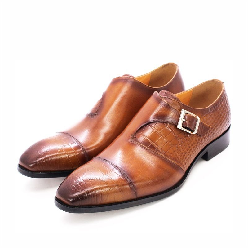 Scarpe da uomo eleganti, di qualità imbattibile, in pelle, stile business, stile britannico, da un piede, alla moda, per coppie, da sposa._voghion.com