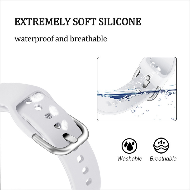 22mm 20mm Strap For Samsung Galaxy Watch 4/5/5 pro/Classic 46mm/Active 2/Gear S3 Silicone Band Huawei GT 2/2e/3/3 pro Bracelet_voghion.com