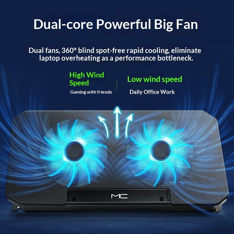 NeoGear Maicong Nosi Laptop-Kühlerständer, verstellbar, faltbar, Aufbewahrung, Luftkühlungsbasis für Desktop-Computer_voghion.com