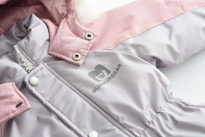 Babyjongenskleding nieuwe elastische taille kinderkleur bijpassende capuchon plus fluwelen verdikte jumpsuit skipak_voghion.com