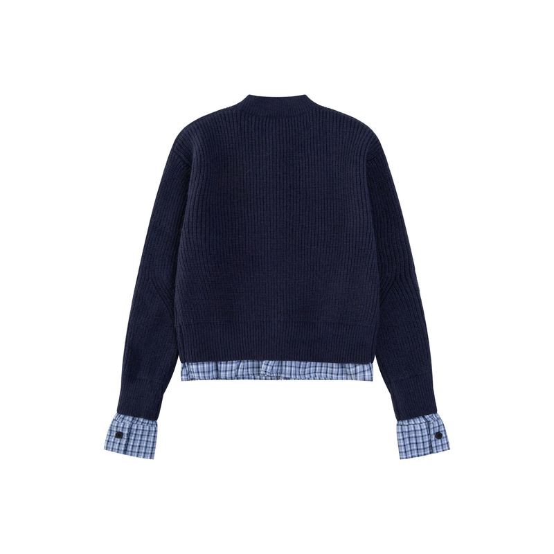 Elegant Street Style Warm 24 Winter New Sweet Girl Versatile Atmosphere Loose Cardigan Sweater_voghion.com