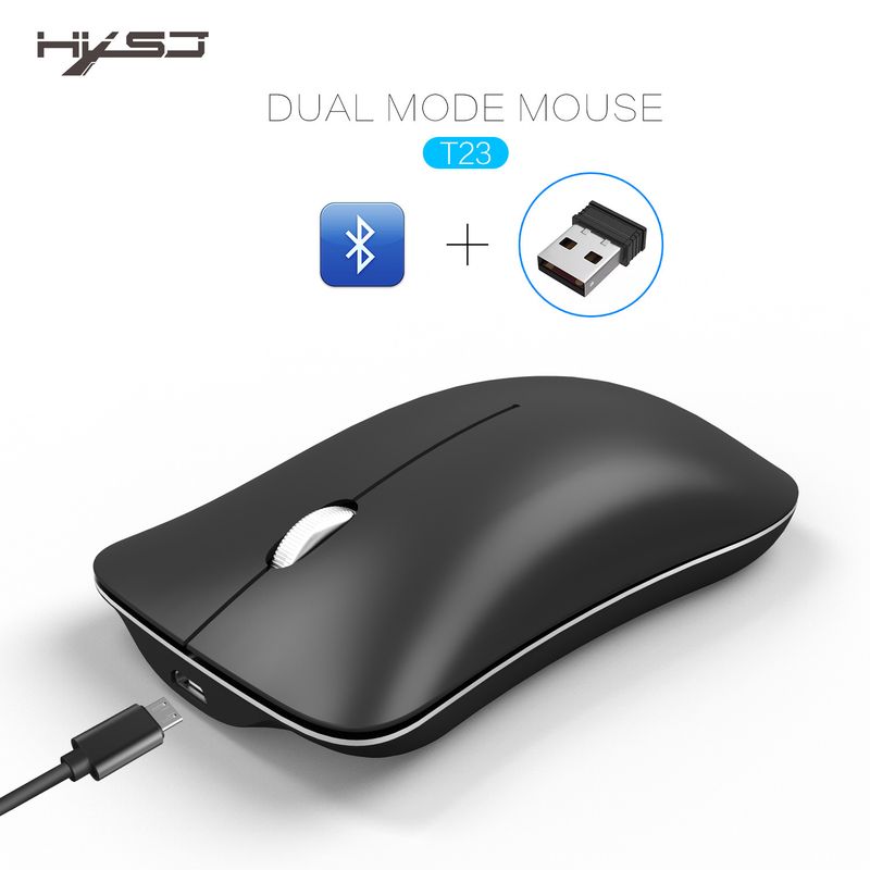 The third mock examination Bluetooth 2.4G rechargeable suitable for office games mute wireless mouse_voghion.com