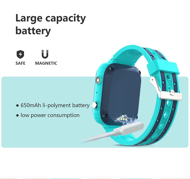 LT214G Barnesmartklokke GPS-posisjonering videosamtale IP67 vanntett telefon_voghion.com