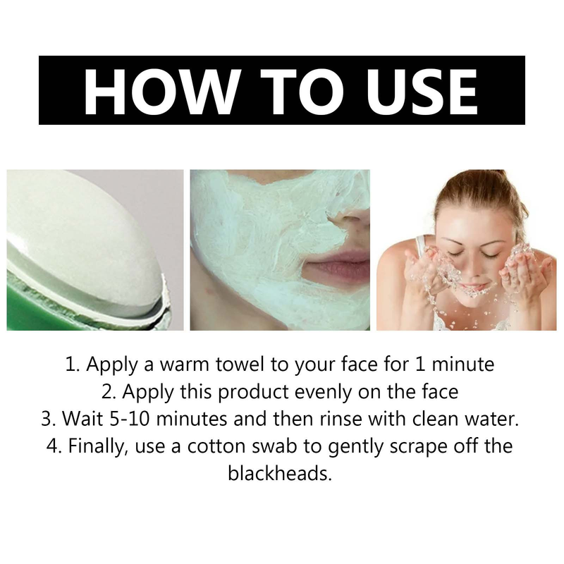 Il film di fango detergente per punti neri di West&Month riduce le cicatrici da acne, restringe i pori, pulisce in profondità e idrata la pelle_voghion.com