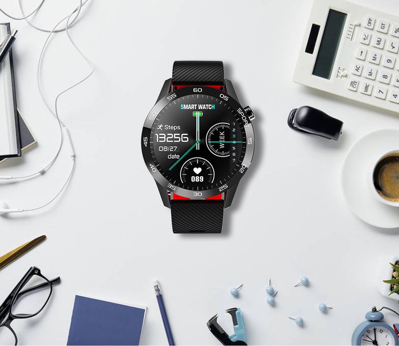 Smarte armbånd Rakuten Yahoo F22L Smart armbånd Registrerer kroppstemperatur, blodoksygen, puls, sportsarmbånd Informasjonspåminnelse_voghion.com