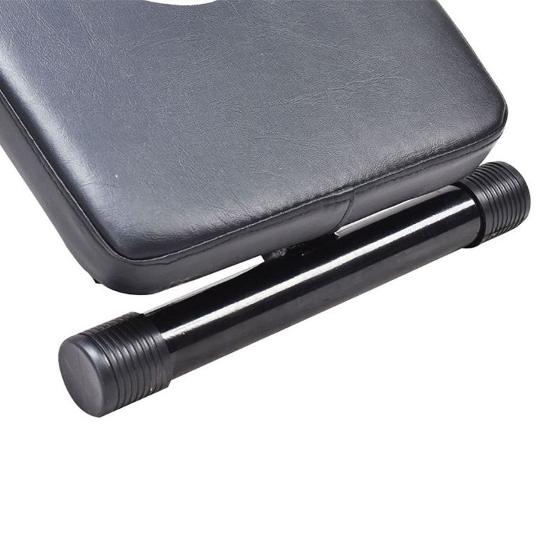 Adjustable Incline Curved Workout Fitness Sit Up Bench_voghion.com