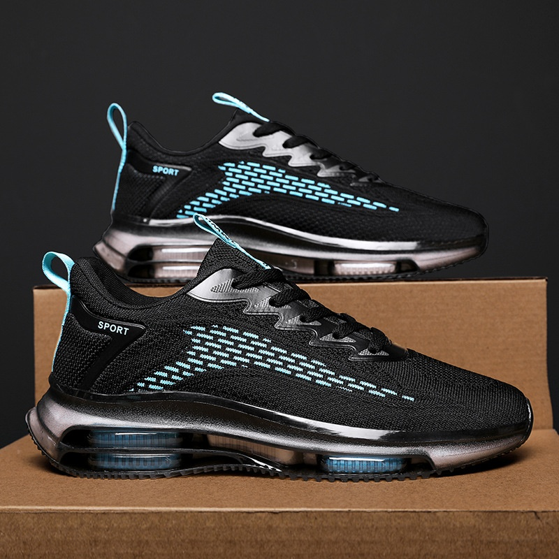 Man Casual Work Shoes Sneakers Rubber Sole Canvas Cushioned Sneakers_voghion.com