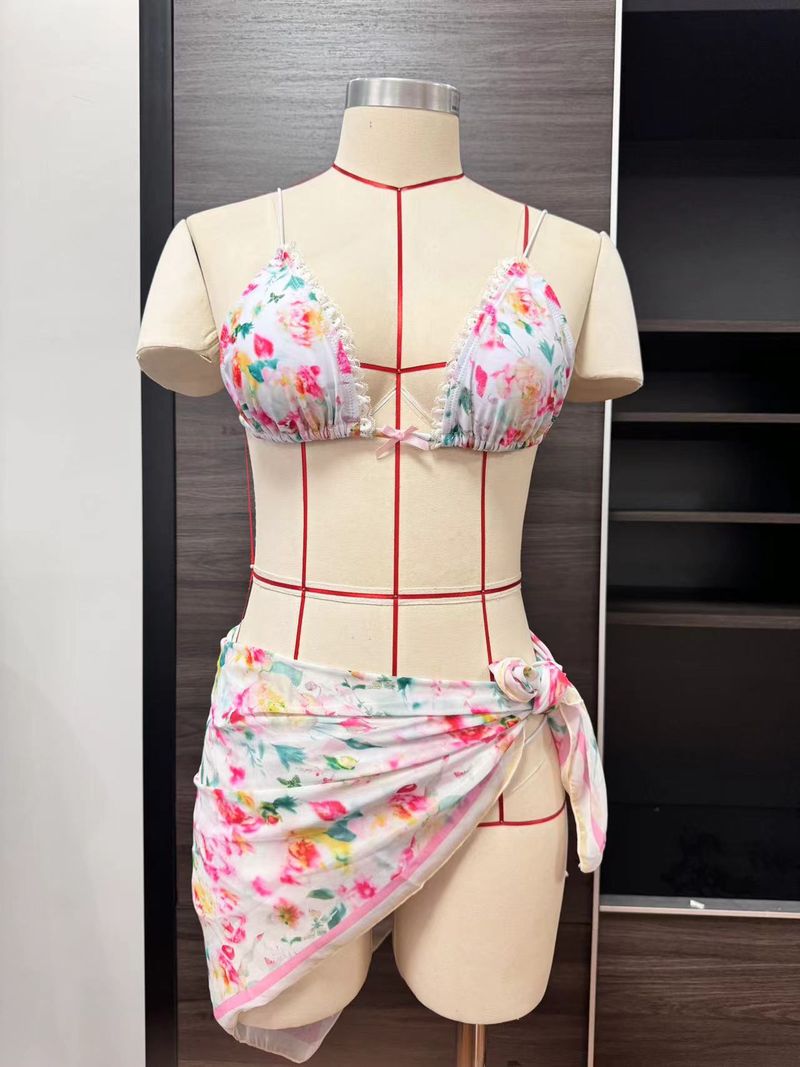 2024 New Beach Chiffon Headscarf Swimsuit Matching Multi-color 90*90 Square Scarf_voghion.com