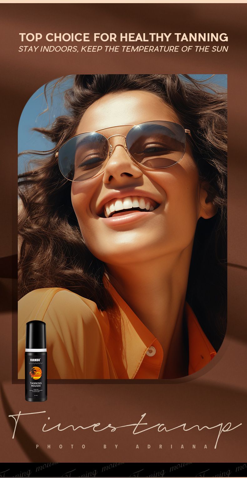 FORMBO Tanning Mousse Strand Udendørs Solfri Selvbruner Hud Bronze Hvedefarve_voghion.com