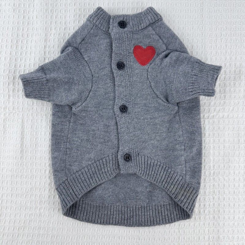 Hund Katze Herbst Winter Warme Haustier Pullover Bichon Französisch Bulldog Pomeranian Schnee Nari Kleine Medium Reine Farbe Strickjacke_voghion.com