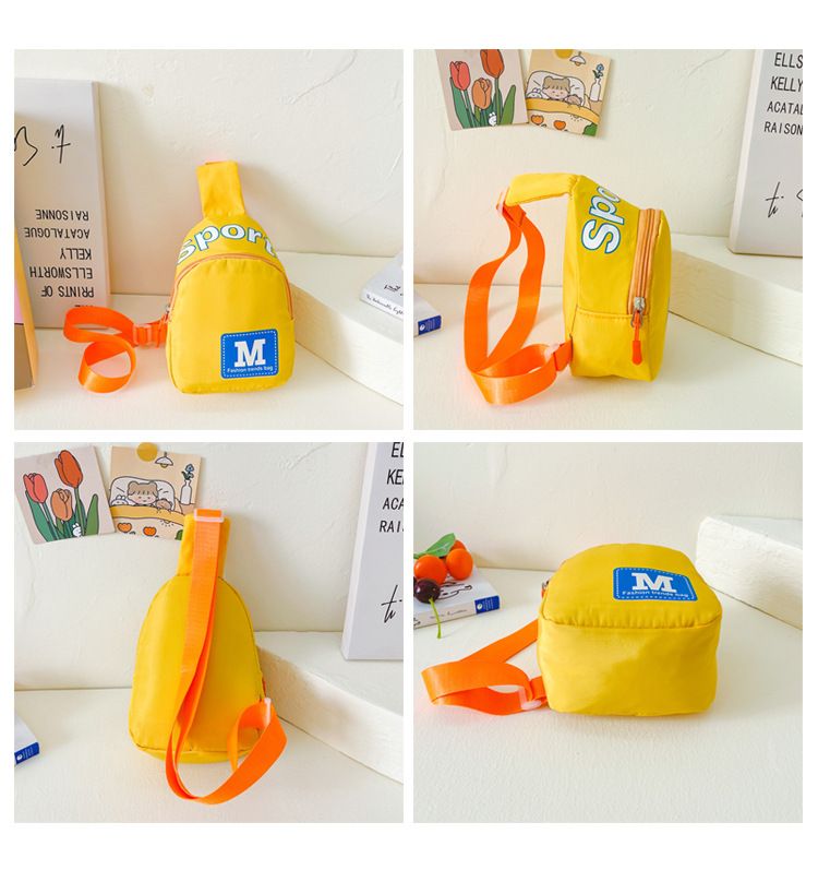 Kanner-Hüfttasch - Mini-Rucksak mat M-Buschtawendruck fir Jongen (Benotzerdefinéiert Logo, fir op Reesen a Schoul)_voghion.com