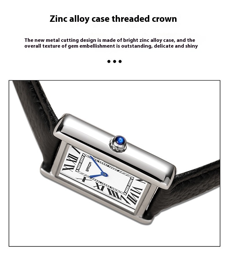 Curea pătrată la modă, cu cataramă fluture cu model de tanc roman, impermeabilă, minimalistă, pentru bărbați și femei_voghion.com