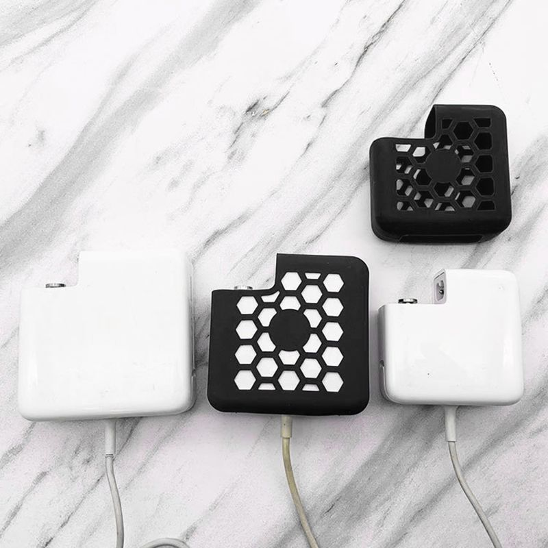 Kunjiuyou Protective Case Soft Silicone Dustproof Laptop Charger Adapter Cover Protector for Book Air/Pro/Touch_voghion.com