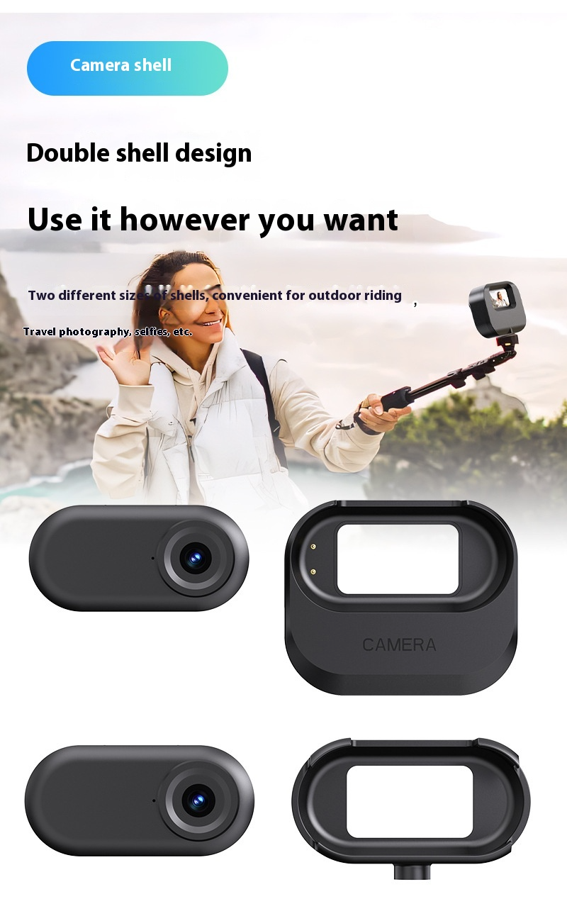 Ultra-Compact Action Camera - Magnetic Charging Thumb Cam For Cycling/Hiking | 1080P HD Video, Waterproof & Shockproof_voghion.com
