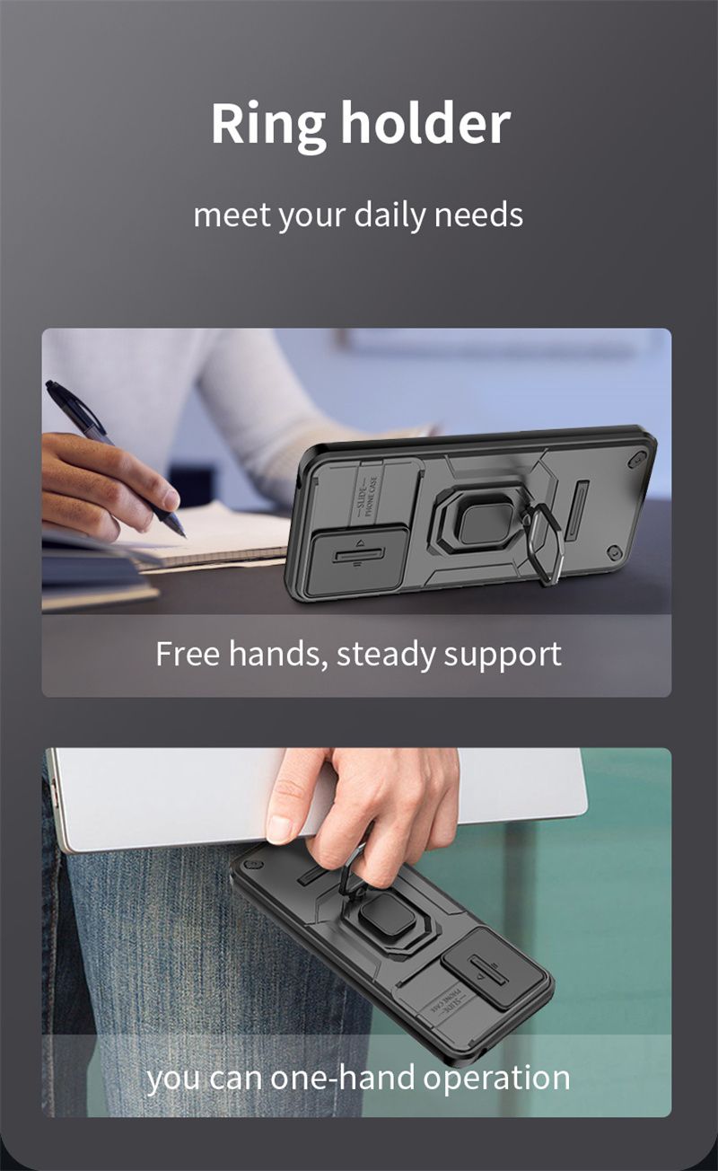 Páncélos ütésálló tok Xiaomi Redmi 13 4G Redmi 13C 5G védőtok gyűrű mágneses tartó Coque Fundas Capa_voghion.com